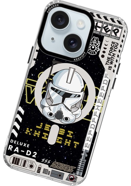 Apple iPhone 15 Dna Magsafe Kapak - Jedi Knight 13