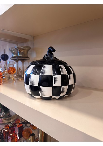 Dekoratif El Boyama Damalı Bal Kabağı modelleri