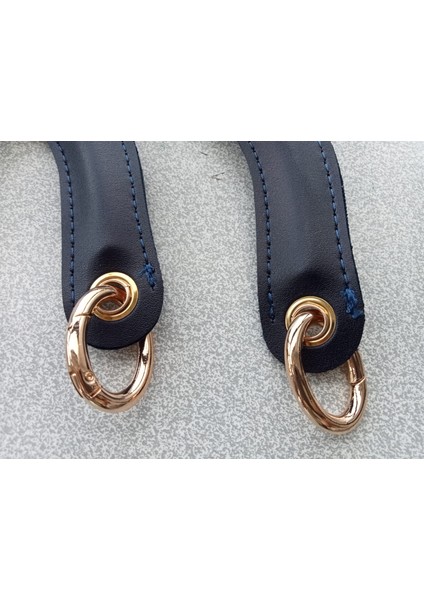 Fold Uçları Yaylı Halkalı Deri Çanta Sapı modelleri