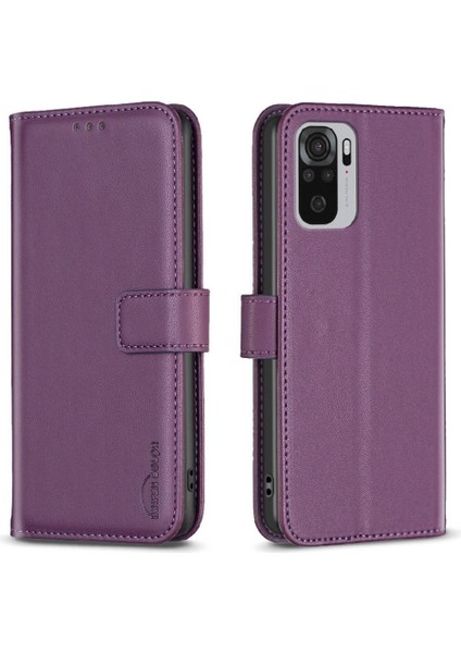Xiaomi Redmi Not 10 Için Flip Case 4g Cüzdan Iş Çoklu Kart Yuvası Kılıf (Yurt Dışından)