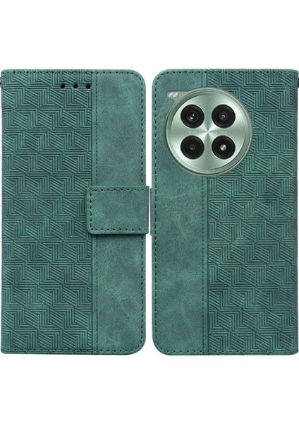 Oneplus Ace 3 Pro Flip Için Flip Case Folio Premium Pu Deri Cüzdan Kapak (Yurt Dışından)