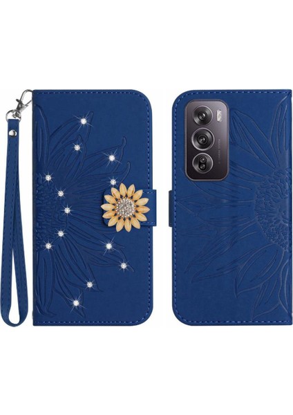 Oppo RENO12 Için Kılıf 5g Kart Tutucu Flip Cüzdan Kredi Kartı Darbeye Tpu (Yurt Dışından)