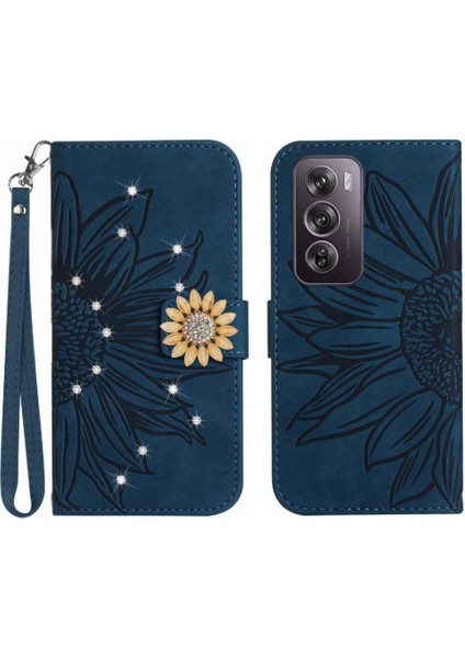 Oppo RENO12 Için Kılıf 5g Kart Tutucu Flip Cüzdan Kredi Kartı Darbeye Tpu (Yurt Dışından)