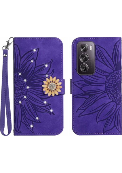 Oppo RENO12 Için Kılıf 5g Kart Tutucu Flip Cüzdan Kredi Kartı Darbeye Tpu (Yurt Dışından)