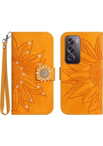 Oppo RENO12 Için Kılıf 5g Kart Tutucu Flip Cüzdan Kredi Kartı Darbeye Tpu (Yurt Dışından)