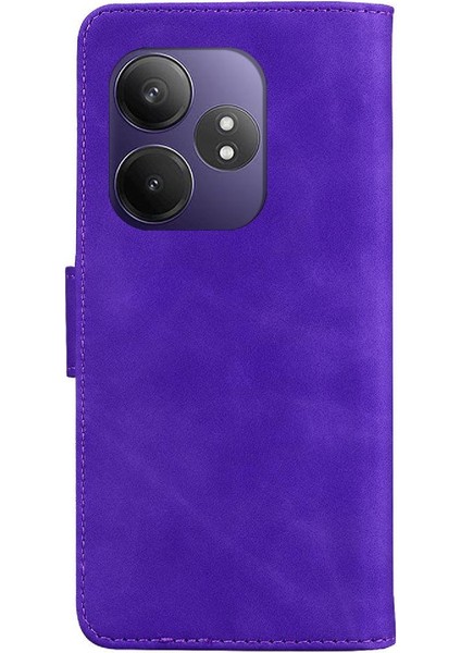 Realme Gt 6t Için Flip Case Cüzdan Flip Folio Kapak Kelebek Renk Baskılı (Yurt Dışından) modelleri