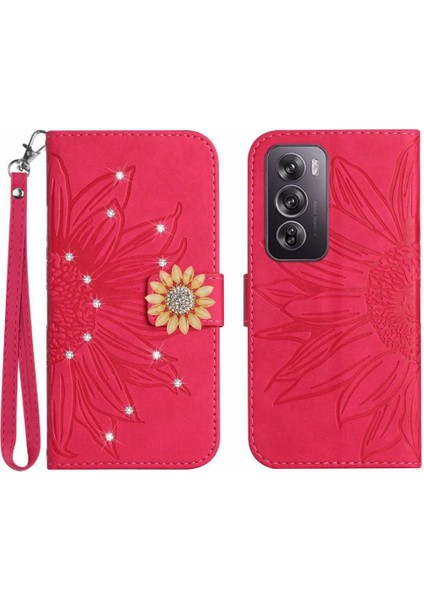 Oppo RENO12 Için Kılıf 5g Kart Tutucu Flip Cüzdan Kredi Kartı Darbeye Tpu (Yurt Dışından)