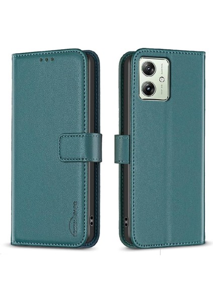 Motorola Moto G54 5g Çok Renkli Iş Deri Çanta Yuvası Için Flip Case (Yurt Dışından)