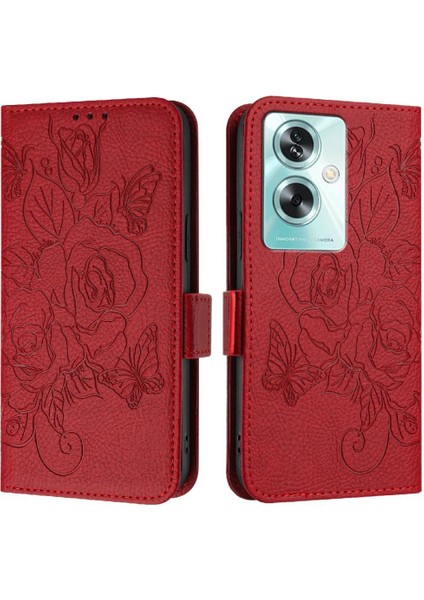 Kredi Kartı Yuvası Pu Deri ile Oppo A79 5g Manyetik Cüzdan Için Kılıf (Yurt Dışından)