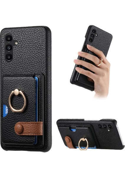 Samsung Galaxy A13 5g Halka Standı Kart Yuvaları Premium Dokulu (Yurt Dışından)