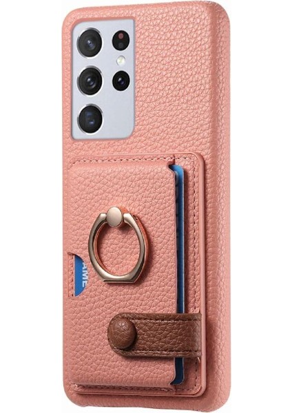 Samsung Galaxy S21 Ultra Kart Yuvaları Halka Standı Premium Dokulu (Yurt Dışından) indirimleri