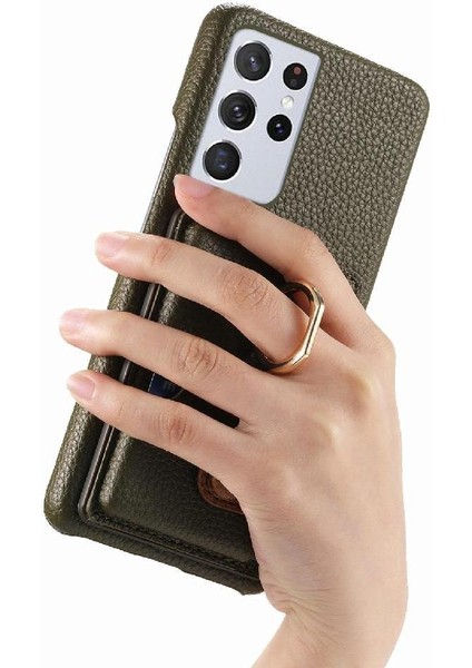 Samsung Galaxy S21 Ultra Kart Yuvaları Halka Standı Premium Dokulu (Yurt Dışından) modelleri