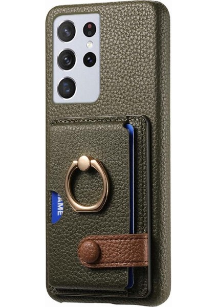 Samsung Galaxy S21 Ultra Kart Yuvaları Halka Standı Premium Dokulu (Yurt Dışından) indirimleri