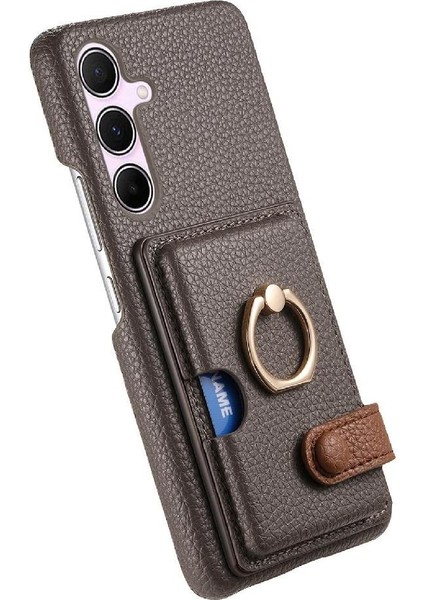Samsung Galaxy Case 5g Halka Standı Premium Dokulu Deri Kart (Yurt Dışından) fiyatları