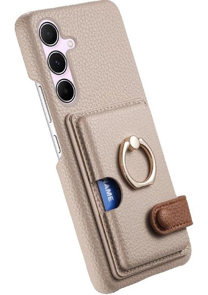 Samsung Galaxy Case 5g Halka Standı Premium Dokulu Deri Kart (Yurt Dışından) fiyatları
