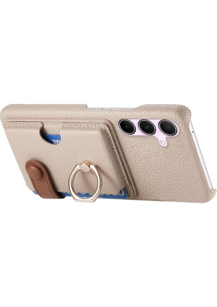 Samsung Galaxy Case 5g Halka Standı Premium Dokulu Deri Kart (Yurt Dışından) modelleri