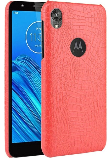 Motorola Moto E6 Koruyucu Kapak Uyumluluğu Için Şık Klasik Kılıf (Yurt Dışından)