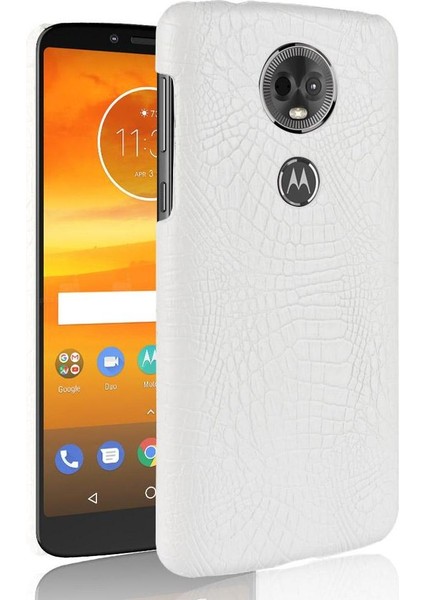 Motorola Moto E5 Artı Klasik Timsah Moda Için Şık Klasik Kılıf (Yurt Dışından)