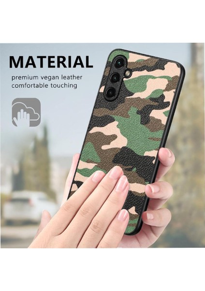 Sansung Galaxy A34 5g Camo Tasarım Kablosuz Şarj Özgürlük Anti Için Kılıf (Yurt Dışından)