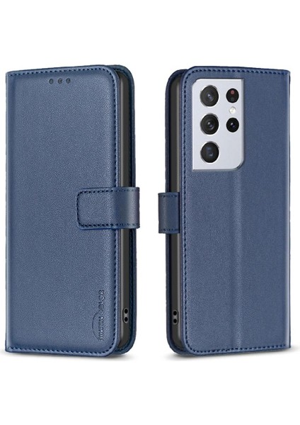 Samsung Galaxy S21 Ultra Çok Renkli Cüzdan Çoklu Kart Yuvası Için Flip Case (Yurt Dışından)