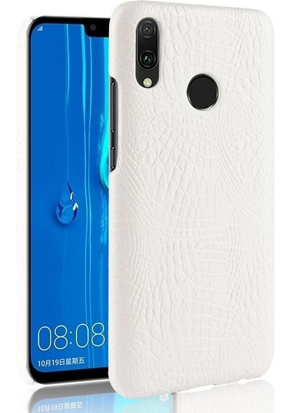 Huawei Y9 2019 Klasik Timsah Moda Kapak Için Şık Klasik Kılıf (Yurt Dışından)