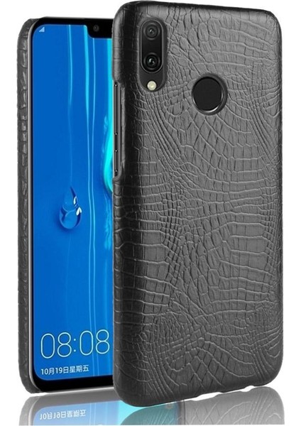 Huawei Y9 2019 Klasik Timsah Moda Kapak Için Şık Klasik Kılıf (Yurt Dışından)