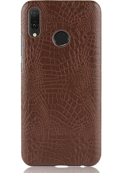 Huawei Y9 2019 Klasik Timsah Moda Kapak Için Şık Klasik Kılıf (Yurt Dışından) modelleri