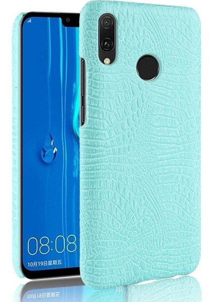 Huawei Y9 2019 Klasik Timsah Moda Kapak Için Şık Klasik Kılıf (Yurt Dışından)