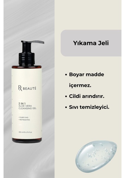 2 In 1 Aloe Vera Cleansing Gel Yıkama Jeli