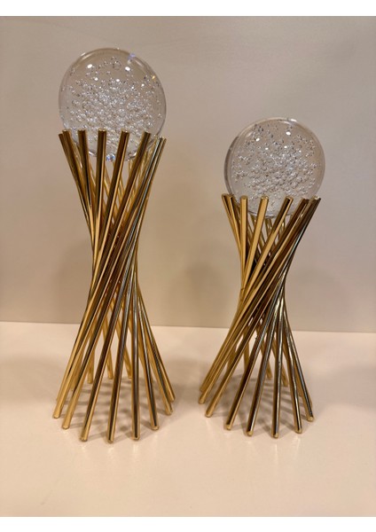 2'li Pirinç Kristal Küre fiyatları