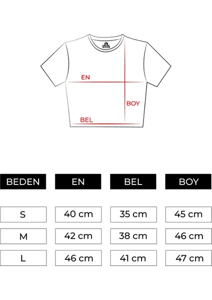 Bej Renk Crop T-Shirt Witch Cadı Baskılı Kadın Tişört Baby Tee