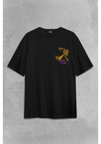 Ninja Kaplumbağa Kaykay Tmnt Skate Sokak Sırt Ön Baskılı Oversize Tişört Unisex T-Shirt fiyatları