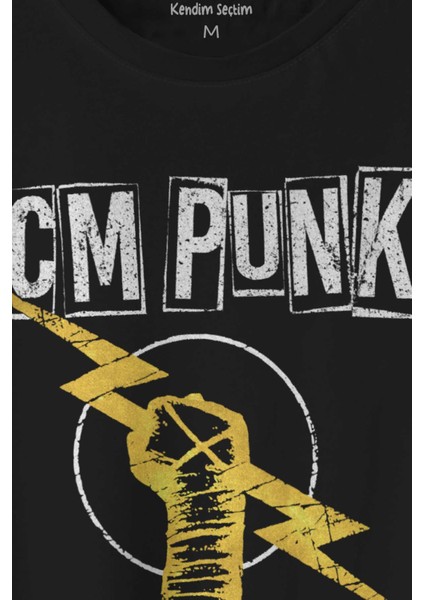Unisex T-Shirt Best In The World cm Punk Karma Dövüş Cmpunk Gym Spor Siyah Baskılı Tişört fiyatları
