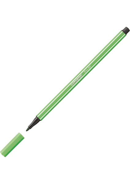 68 Pen Keçe Uçlu Kalem 43 Yaprak Yeşil