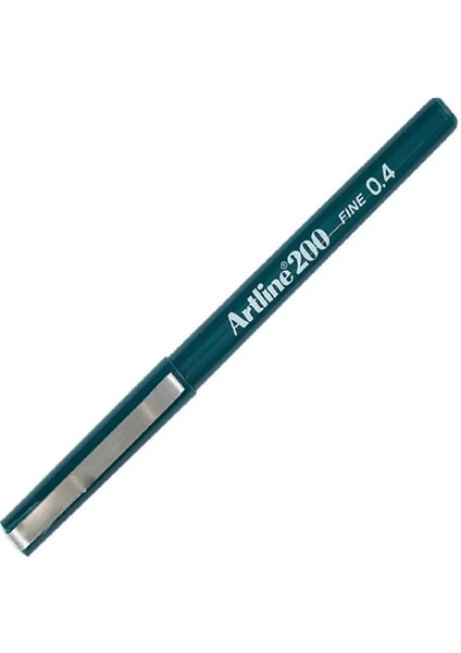 EK-200N Fineliner Keçe Uçlu Kalem 0.4mm Koyu Yeşil