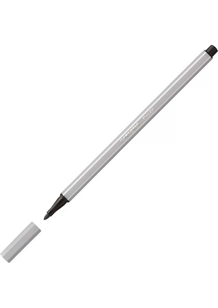 68 Pen Keçe Uçlu Kalem 94 Açık Gri