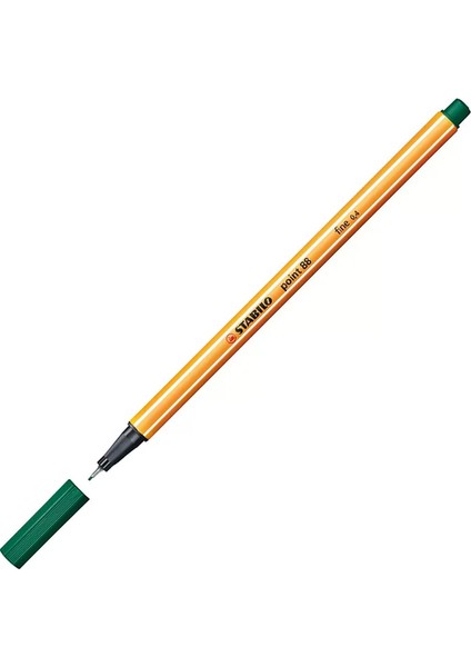 88 Point Fineliner Keçe Uçlu Kalem 0.4mm 53 Cam Yeşili