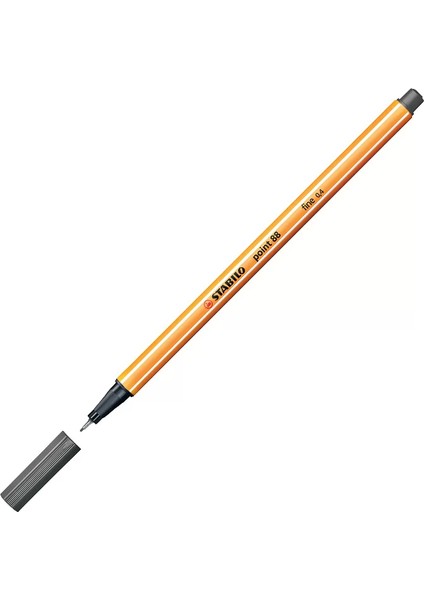 88 Point Fineliner Keçe Uçlu Kalem 0.4mm 96 Koyu Gri