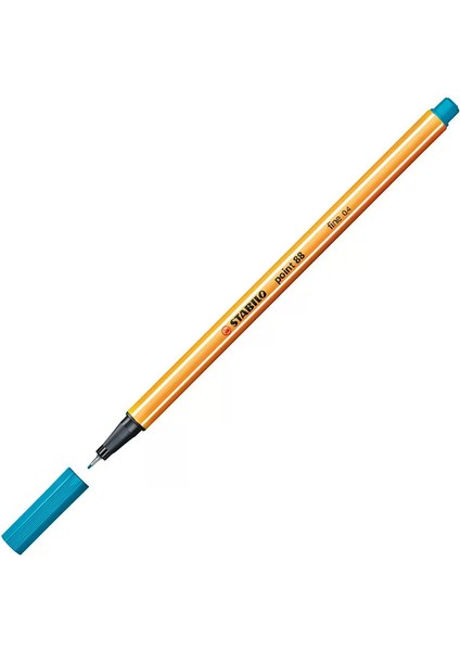 88 Point Fineliner Keçe Uçlu Kalem 0.4mm 51 Turkuaz Mavi