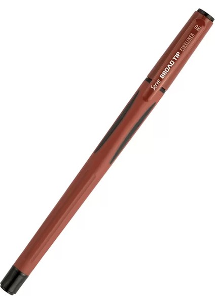 Broad Tip Fineliner Keçe Uçlu Kalem 0.8mm Kahve
