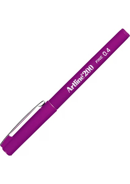 EK-200N Fineliner Keçe Uçlu Kalem 0.4mm Magenta