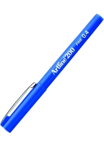 EK-200N Fineliner Keçe Uçlu Kalem 0.4mm Mavi
