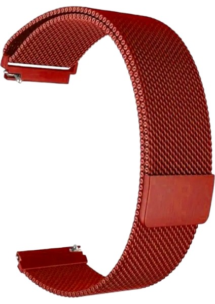 20 mm Universal Mıktatıslı Hasır Metal Kordon Kırmızı fiyatları