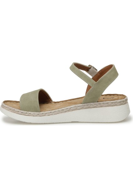166290.Z4FX Yeşil Kadın Comfort Sandalet
