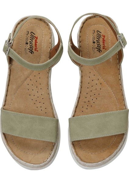 166290.Z4FX Yeşil Kadın Comfort Sandalet