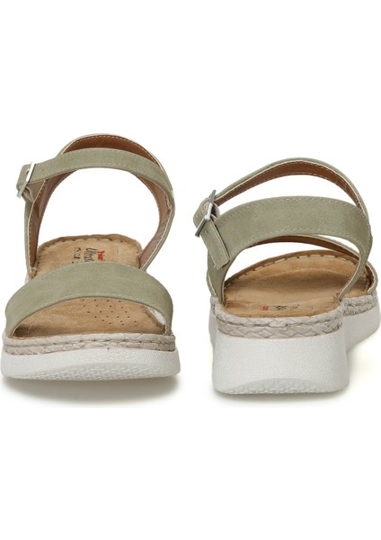 166290.Z4FX Yeşil Kadın Comfort Sandalet
