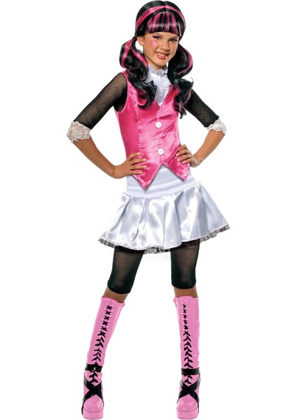 Monster High Draculaura Çocuk Kostüm 12-14 Yaş