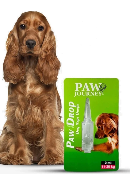 Paw Journey 11-20 kg Köpek Bitkisel Deri Bakım Damlası (2 Adet)-(2*2ml)