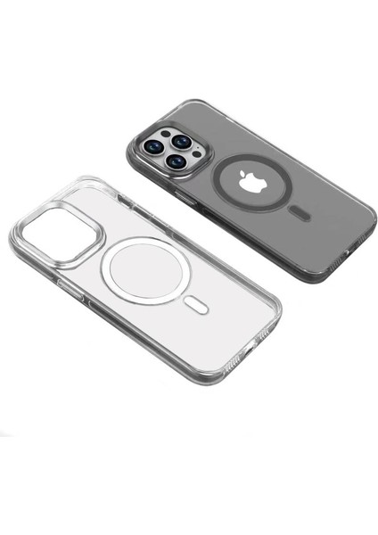 Apple iPhone 14 Pro Kılıf Wireless Şarj Özellikli Şeffaf Efsane Kapak