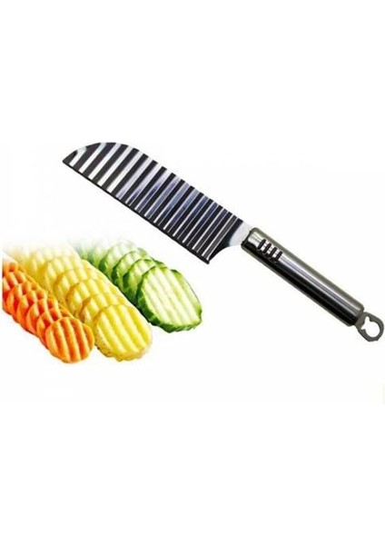 Main Shop 1 Adet Şekilli Patates Kesici Bıçak, Sebze Zigzag Kesme Bıçağı fiyatları